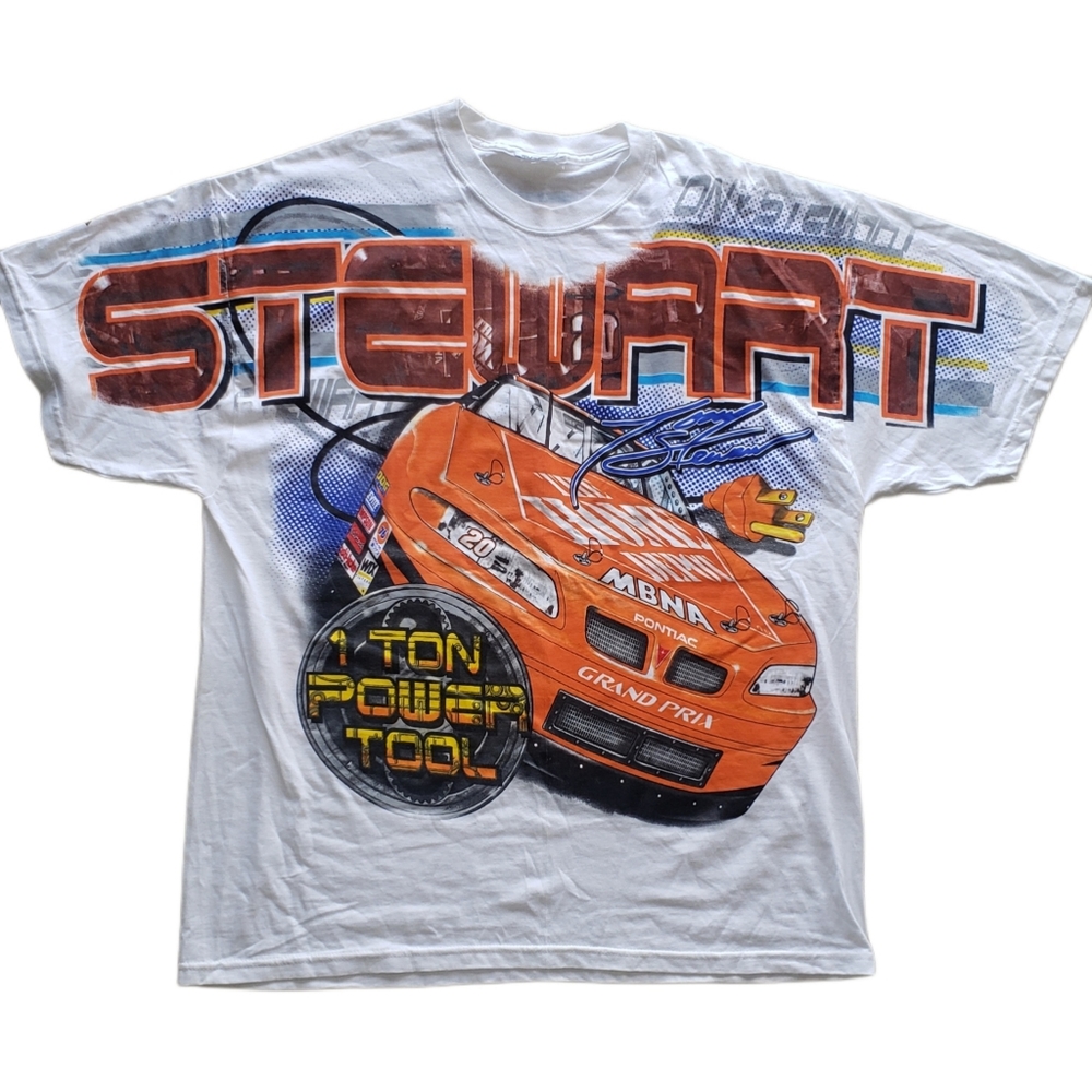 Tony Stewart All Over Print Home Depot 2001 Chase Authentics Sz XXL NWOT